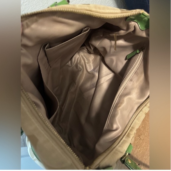 Coach Poppy St Patt Green and tan - Picture 9 of 11